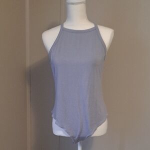 Women's Sleeveless Body Suit in Light Blue